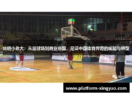 姚明小老大:从篮球场到商业帝国,见证中国体育传奇的崛起与转型 姚明小老大:从篮球场到商业帝国,见证中国体育传奇的崛起与转型